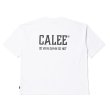 画像2: CALEE/× SHELTECH CALEE NATIONAL LOGO WIDE TEE（WHITE）［ワイドT-25春夏］ (2)