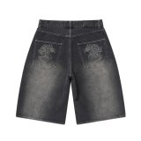 画像: BlackEyePatch/OG DRAGON BAGGY DENIM SHORTS（BLACK）