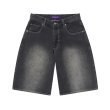 画像2: BlackEyePatch/OG DRAGON BAGGY DENIM SHORTS（BLACK） (2)