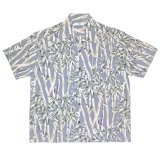 画像: exodus/BIG BAMBOO HAWAIIAN SHIRT（GREY）［ビッグバンブーハワイアンシャツ-25春夏］