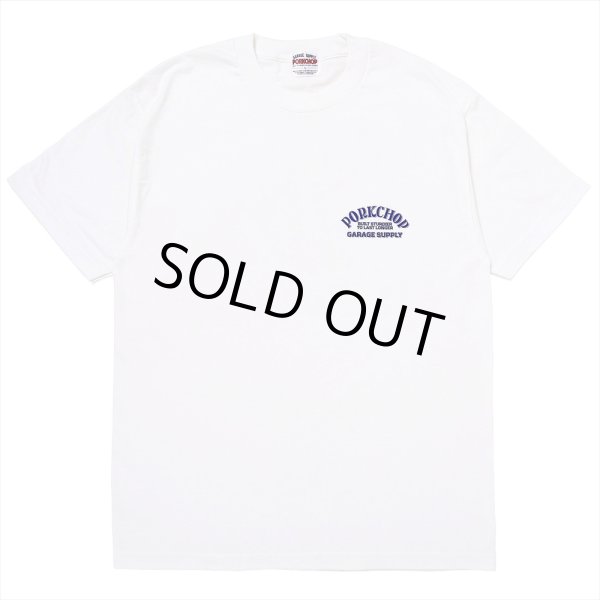 画像2: PORKCHOP/FIRE UP TEE（WHITE）［ファイヤーアップT-25春夏］ (2)