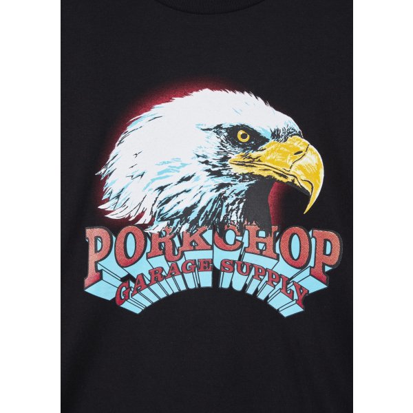 画像3: PORKCHOP/T-SHIRT EAGLE（×MASSES）（BLACK）［イーグルT-25春夏］ (3)