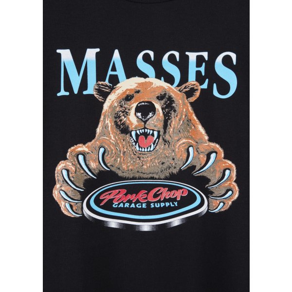画像4: PORKCHOP/T-SHIRT BEAR（×MASSES）（BLACK）［ベアT-25春夏］ (4)