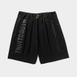 画像1: TIGHTBOOTH/LABEL LOGO BOARD SHORTS（Black）［ボードショーツ-25夏］ (1)