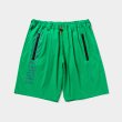画像1: TIGHTBOOTH/LABEL LOGO BOARD SHORTS（Green）［ボードショーツ-25夏］ (1)