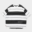 画像1: TIGHTBOOTH/BORDER S/S T-SHIRT（White/Black）［ボーダーT-25夏］ (1)