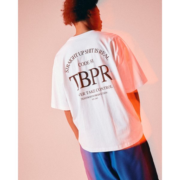 画像5: TIGHTBOOTH/STRAIGHT UP S/S T-SHIRT -Quick Drying-（White）［ストレートアップT-25夏］ (5)