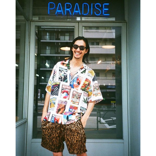画像3: WACKO MARIA/HIGH TIMES / HAWAIIAN SHIRT（WHITE）［ハワイアンシャツ-25春夏］ (3)