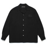 画像: WACKO MARIA/MR.BROTHERS CUT CLUB / 50'S SHIRT（BLACK）［50'Sシャツ-25春夏］