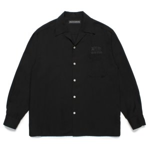 画像: WACKO MARIA/MR.BROTHERS CUT CLUB / 50'S SHIRT（BLACK）［50'Sシャツ-25春夏］