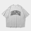 画像1: TIGHTBOOTH/COLLEGE S/S T-SHIRT（Grey）［カレッジT-25夏］ (1)