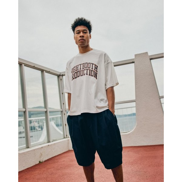 画像2: TIGHTBOOTH/COLLEGE S/S T-SHIRT（White）［カレッジT-25夏］ (2)