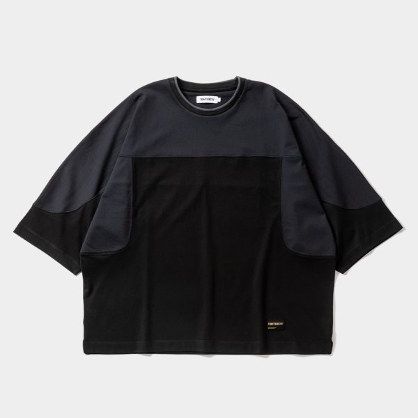 画像1: TIGHTBOOTH/3/4 SLEEVE SUZU T-SHIRT（Black）［クォータースリーブT-25夏］ (1)