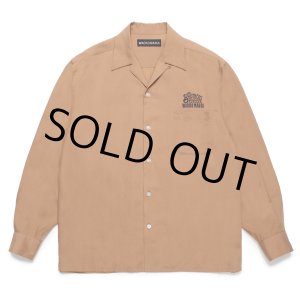 画像: WACKO MARIA/MR.BROTHERS CUT CLUB / 50'S SHIRT（BROWN）［50'Sシャツ-25春夏］