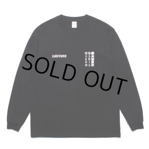 画像: WACKO MARIA/MR.BROTHERS CUT CLUB / WASHED HEAVY WEIGHT LONG SLEEVE T-SHIRT（BLACK）［プリント長袖T-25春夏］