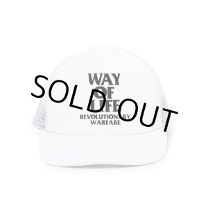 画像: RATS/MESH CAP "WAY OF LIFE"（WHITE）［メッシュキャップ-25春夏］
