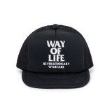 画像: RATS/MESH CAP "WAY OF LIFE"（BLACK）［メッシュキャップ-25春夏］