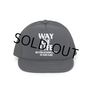 画像: RATS/MESH CAP "WAY OF LIFE"（BLACK）［メッシュキャップ-25春夏］