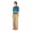 画像4: DAIRIKU/Tuck In Denim Transcription Knit（Indigo）［タックインデニムプリントニット-25秋冬］ (4)