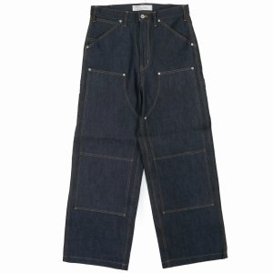 画像: DAIRIKU/Rigid Painter Denim Wide Pants（Indigo）［リジッドペインターデニムワイドパンツ-25秋冬］