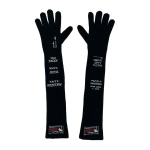 画像: DAIRIKU/"TATTO" Long Knit Grove（Black）［ロングニットグローブ-25秋冬］