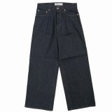 画像: DAIRIKU/"Wide" Rigid Denim Pants（Indigo）［"ワイド"リジッドデニムパンツ-25秋冬］