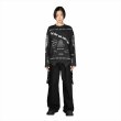 画像2: DAIRIKU/Upside down Long Sleeve Tee（Black）［アップサイドダウン長袖T-25秋冬］ (2)