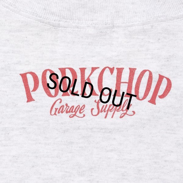 画像4: PORKCHOP/PORK FRONT TEE 25（ASH）［ポークフロントT-25春夏］ (4)