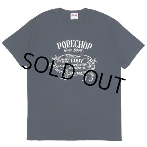 画像: PORKCHOP/PORK FRONT TEE 25（NAVY）［ポークフロントT-25春夏］