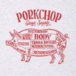 画像3: PORKCHOP/PORK FRONT TEE 25（ASH）［ポークフロントT-25春夏］ (3)