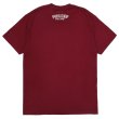 画像2: PORKCHOP/PORK FRONT TEE 25（BURGUNDY）［ポークフロントT-25春夏］ (2)