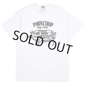 画像: PORKCHOP/PORK FRONT TEE 25（WHITE）［ポークフロントT-25春夏］