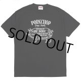 画像: PORKCHOP/PORK FRONT TEE 25（BLACK）［ポークフロントT-25春夏］