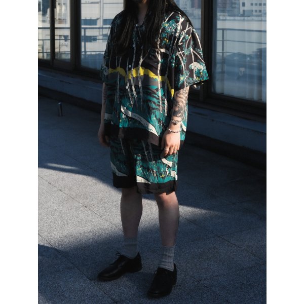 画像5: COOTIE PRODUCTIONS/Rayon Easy Shorts（Black）［レーヨンイージーショーツ-25秋冬］ (5)