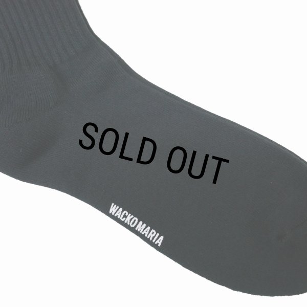 画像2: WACKO MARIA/SPORTS SOCKS（BLACK）［スポーツソックス-25秋冬］ (2)