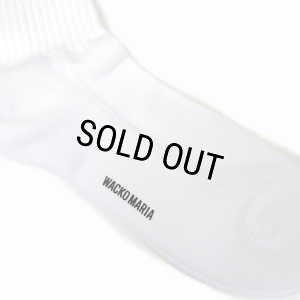 画像2: WACKO MARIA/SPORTS SOCKS（WHITE）［スポーツソックス-25秋冬］ (2)