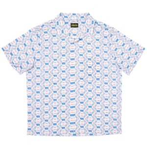 画像: PORKCHOP/PORK AOP SHIRT（WHITE）［総柄シャツ-25春夏］
