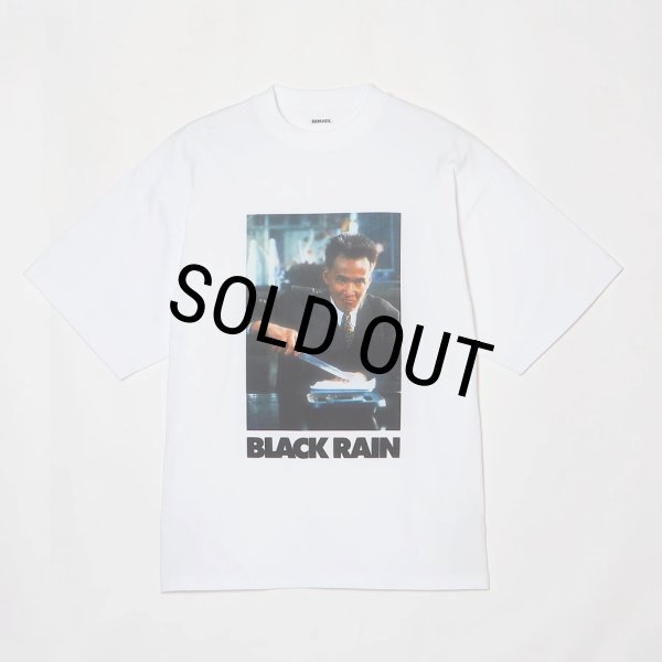 画像1: BUENA VISTA/BLACK RAIN tee uno（WHITE）［プリントT-25秋冬］ (1)
