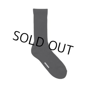 画像: WACKO MARIA/SPORTS SOCKS（BLACK）［スポーツソックス-25秋冬］