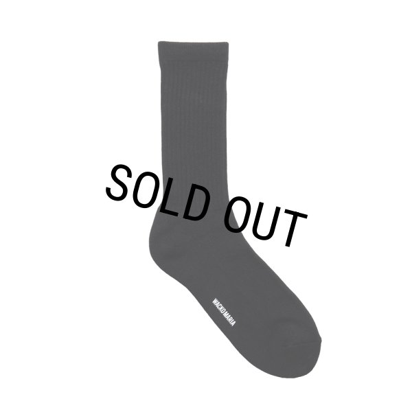 画像1: WACKO MARIA/SPORTS SOCKS（BLACK）［スポーツソックス-25秋冬］ (1)