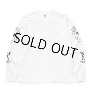 画像: RATS/TWO WHEEL L/S TEE（WHITE）［ツーホイール長袖T-25秋冬］
