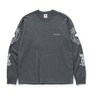 画像: RATS/TWO WHEEL L/S TEE（CHARCOAL）［ツーホイール長袖T-25秋冬］