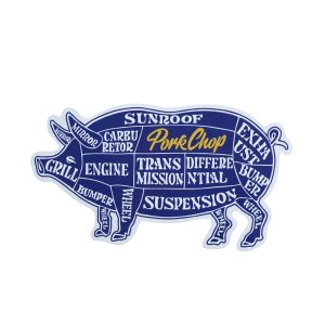 画像: PORKCHOP/PORK STICKER（BLUE）［ポークステッカー-25春夏］