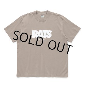 画像: RATS/BOX LOGO TEE（KHAKI）［ボックスロゴT-25秋冬］