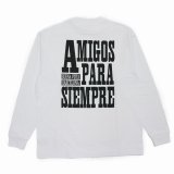 画像: BUENA VISTA/AMIGOS L/S（WHITE）［プリント長袖T-25秋冬］