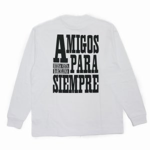 画像: BUENA VISTA/AMIGOS L/S（WHITE）［プリント長袖T-25秋冬］