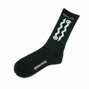 画像: BUENA VISTA/SNAKE SOCKS（BLACK）［ソックス-25秋冬］