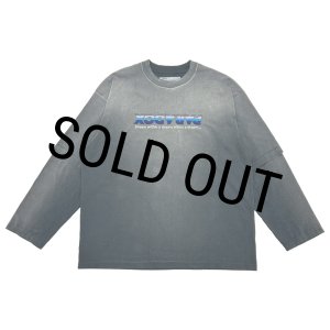 画像: DAIRIKU/"PARADOX" Emboidery Swithing Tee（Black）［刺繍スイッチング長袖T-25秋冬］