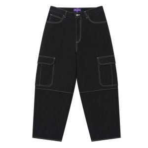 画像: BlackEyePatch/URBAN ARROWS BAGGY CARGO PANTS（BLACK）