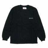 画像: WACKO MARIA/THERMAL CREW NECK SHIRT（BLACK）［サーマル長袖-25秋冬］